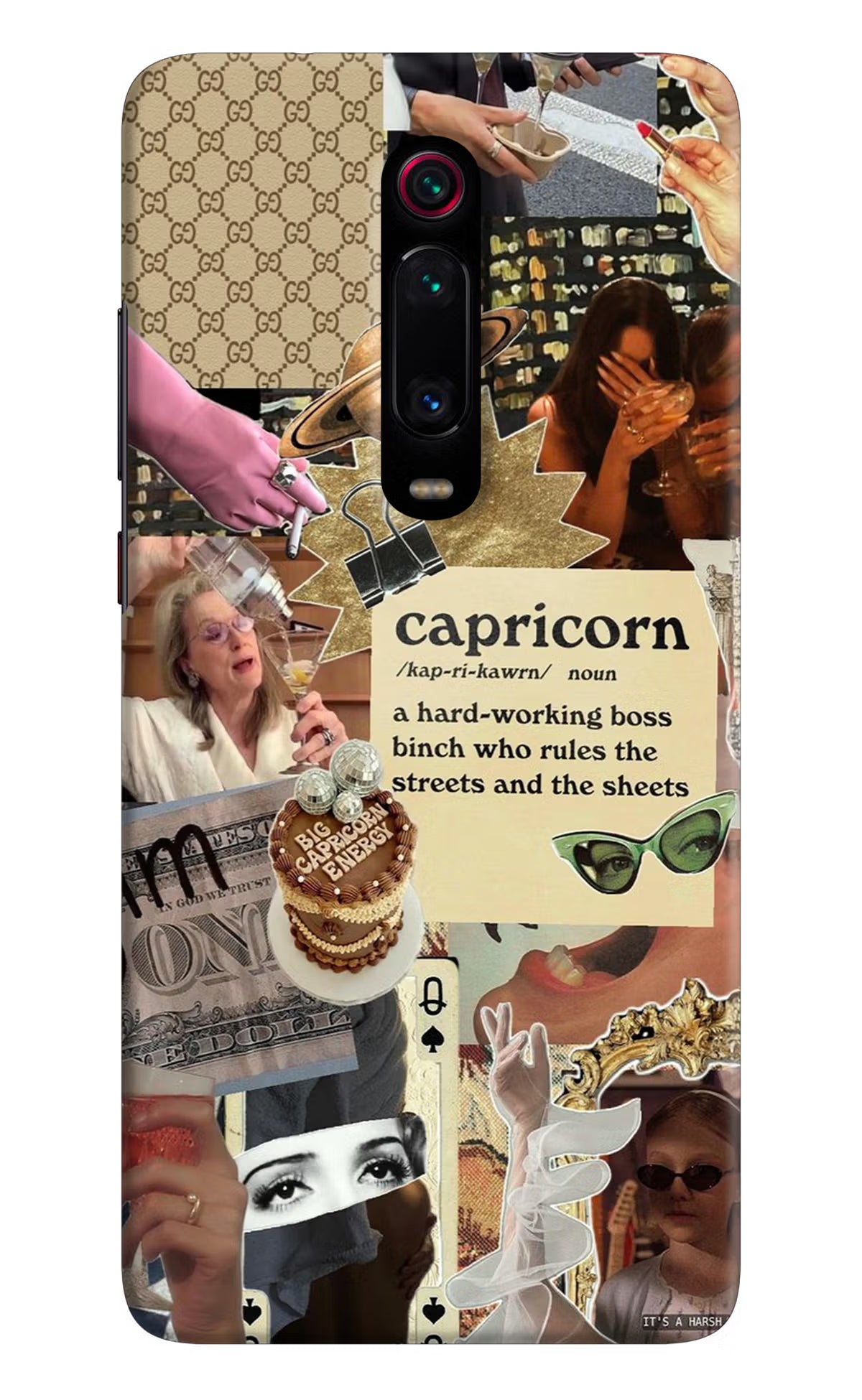 Capricorn Zodiac Redmi K20 Pro Hard Case Back Cover by Casekaro