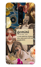 Gemini Zodiac Redmi K20 Pro Hard Case Back Cover by Casekaro