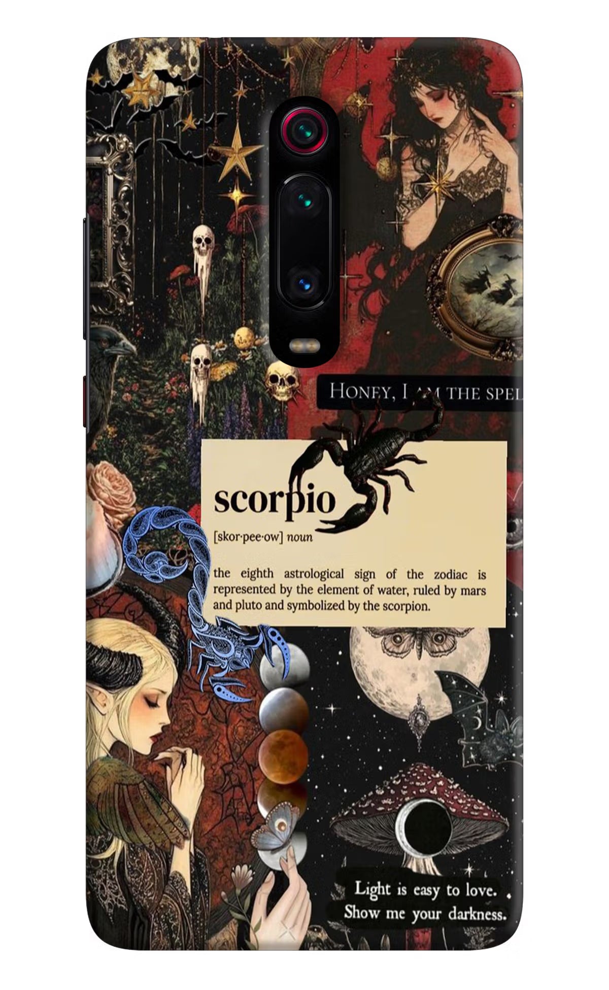 Scorpio Zodiac Redmi K20 Pro Hard Case Back Cover by Casekaro