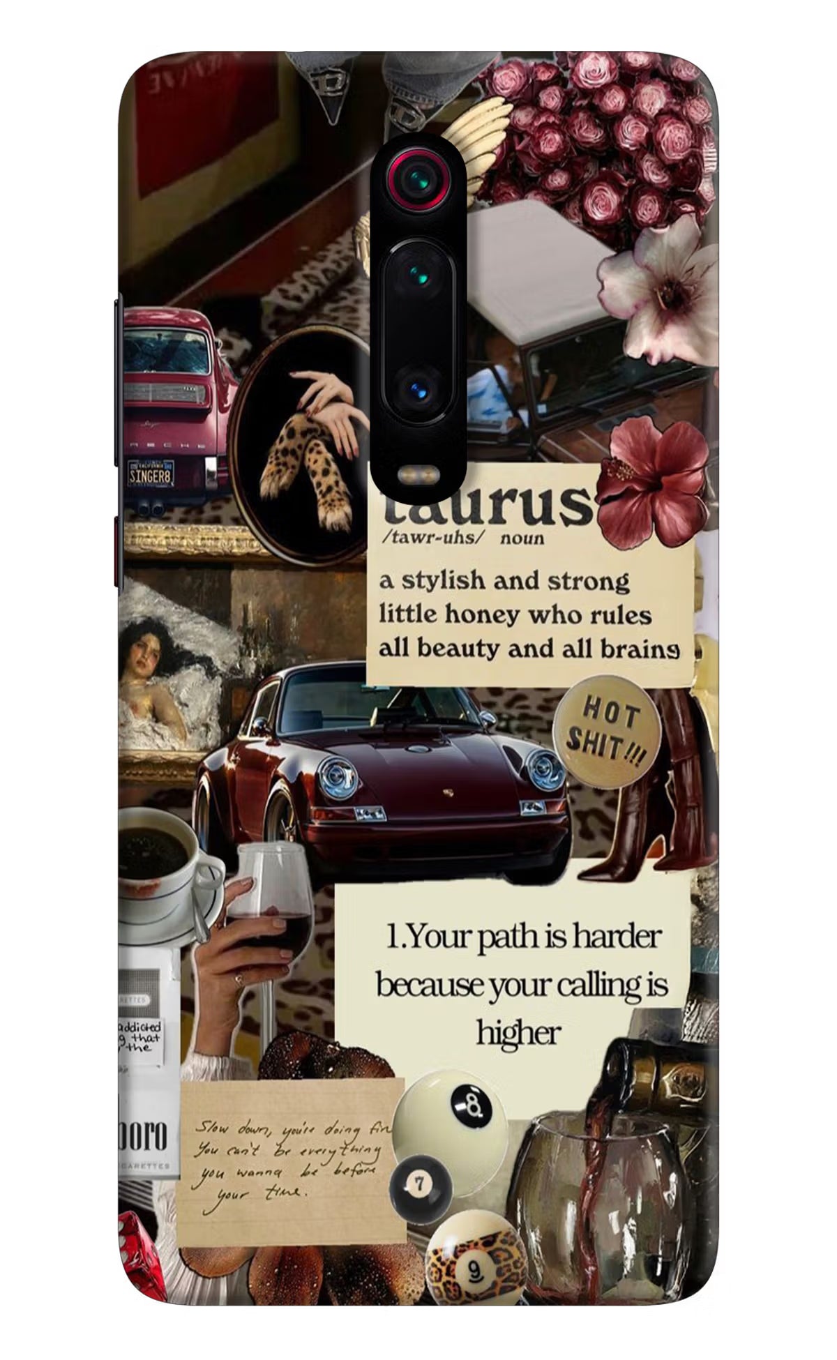 Taurus Zodiac Redmi K20 Pro Hard Case Back Cover by Casekaro