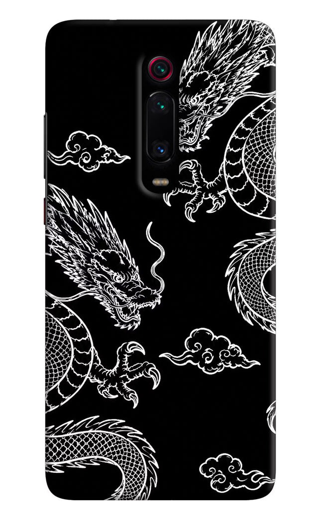 Twin Dragons Redmi K20 Pro Hard Case Back Cover by Casekaro