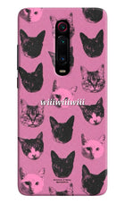 Pink Cats Redmi K20 Pro Hard Case Back Cover by Casekaro