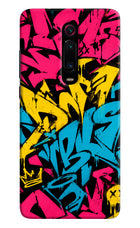 Graffiti Vibe Redmi K20 Pro Hard Case Back Cover by Casekaro