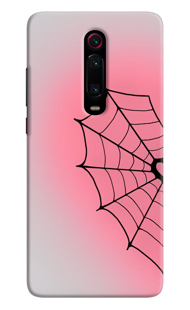 Pink Web Redmi K20 Pro Hard Case Back Cover by Casekaro