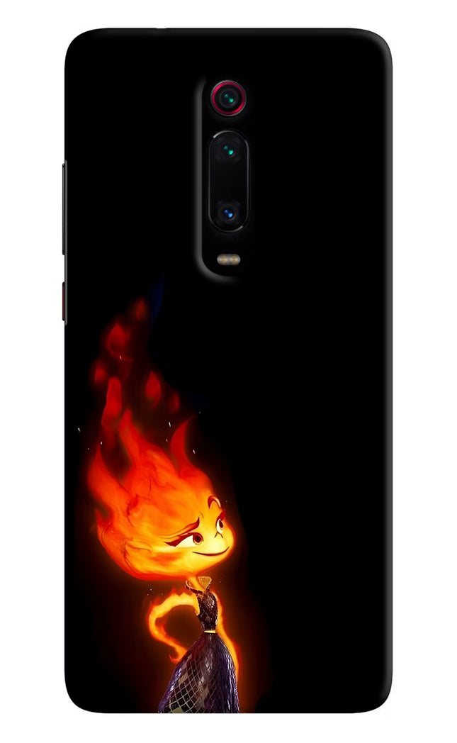 Ember Flame Redmi K20 Pro Hard Case Back Cover by Casekaro