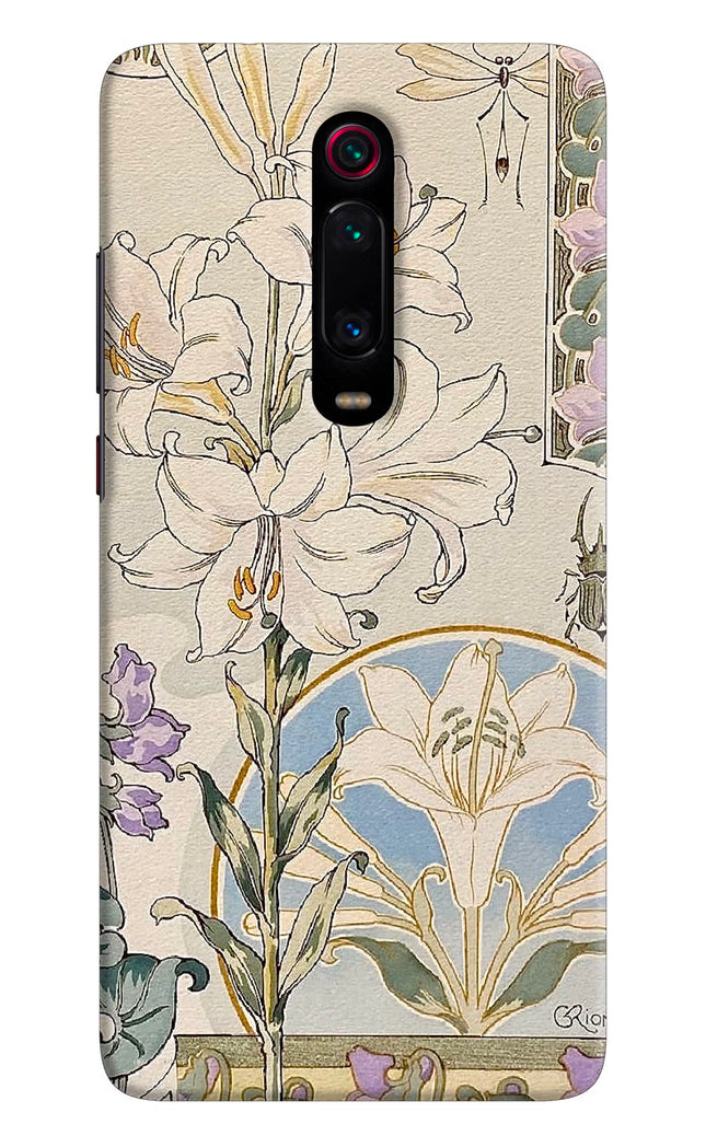 White Lily Redmi K20 Pro Hard Case Back Cover by Casekaro