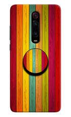 Multicolor Wooden Redmi K20 Pro Pop Case by Casekaro