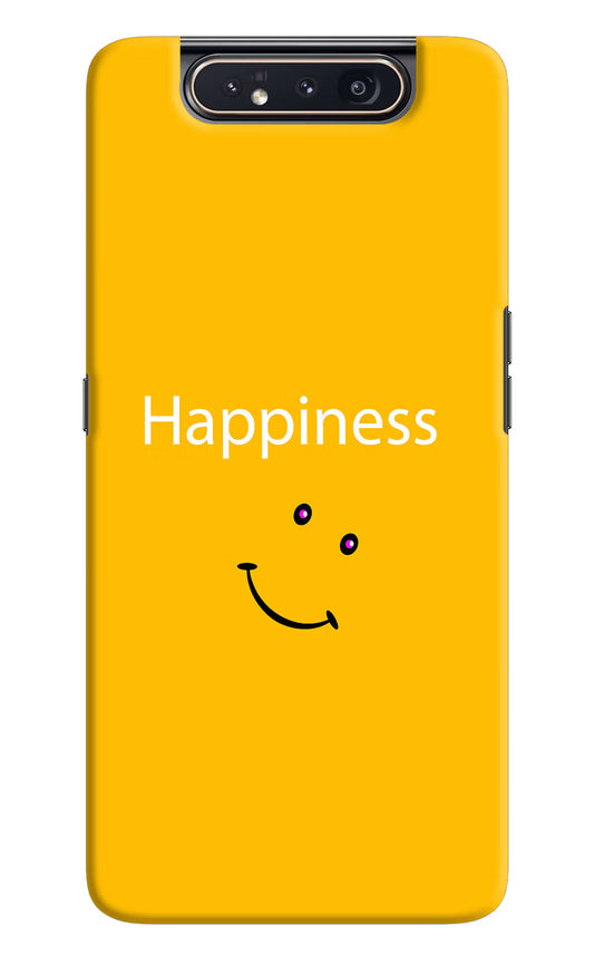 Happiness With Smiley Samsung A80 Hard Case Back Cover by Casekaro