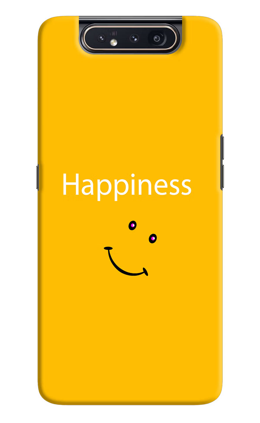 Happiness With Smiley Samsung A80 Back Cover, Hard case