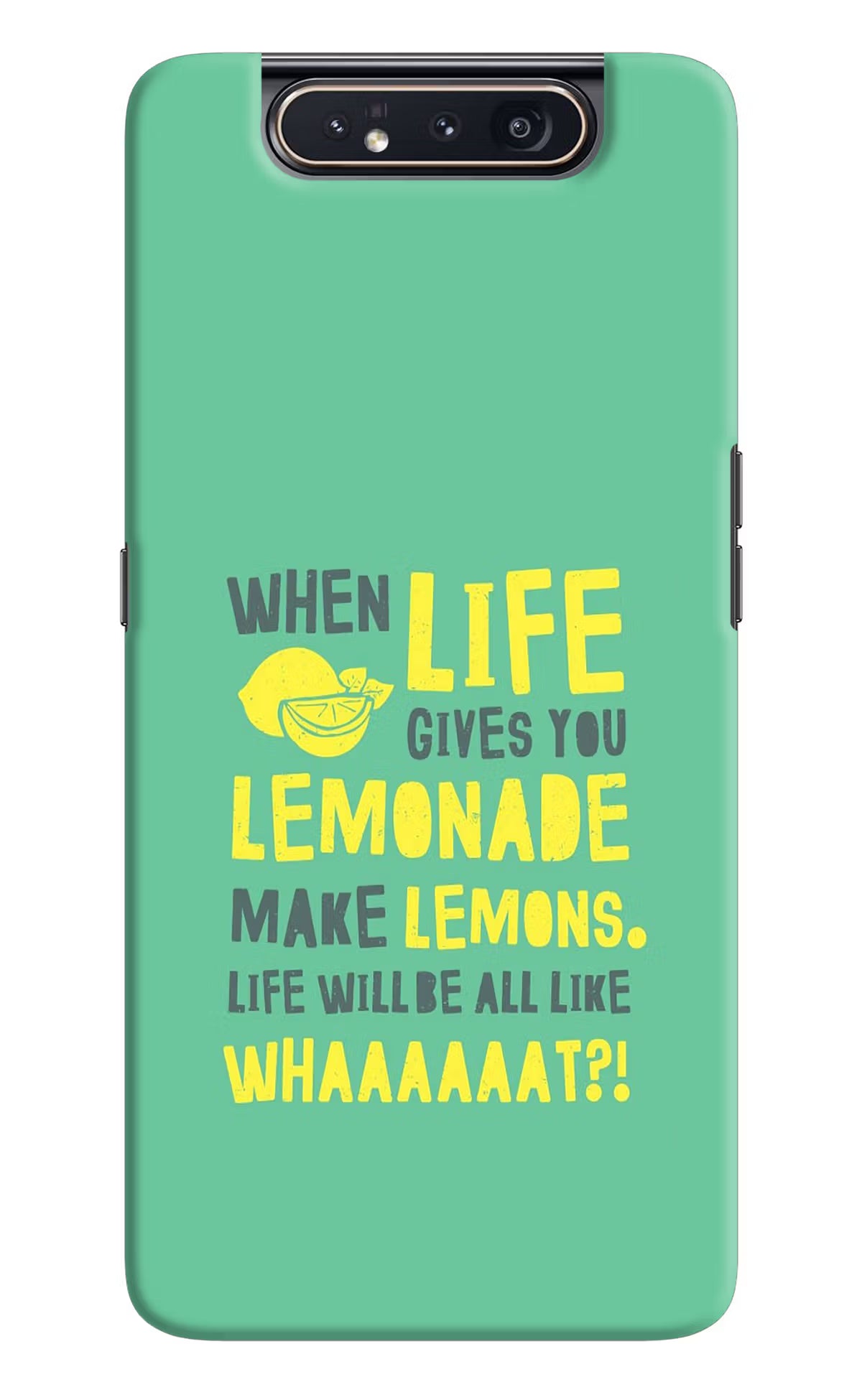 Quote Samsung A80 Hard Case Back Cover by Casekaro