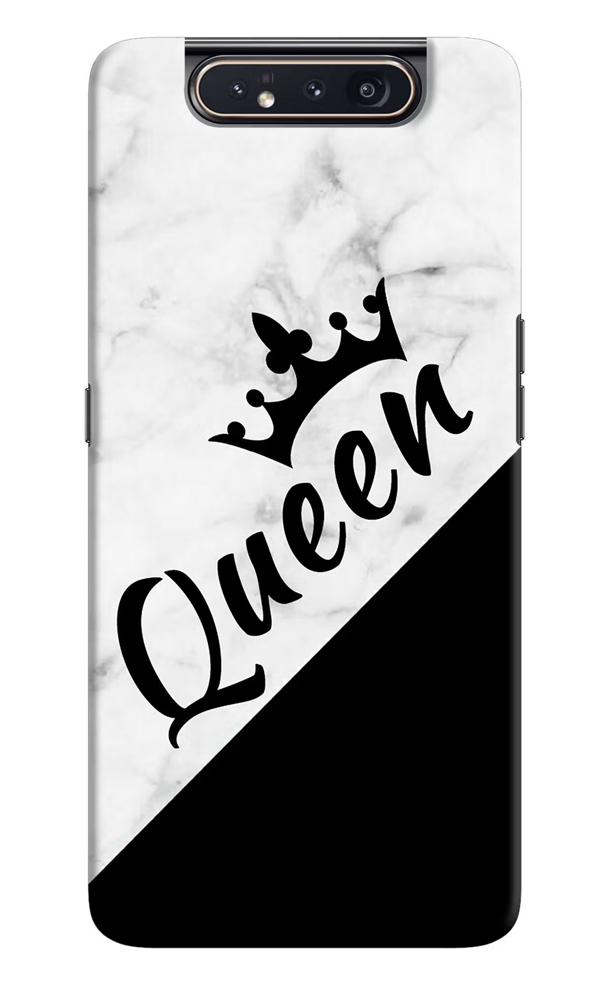 Queen Samsung A80 Hard Case Back Cover by Casekaro
