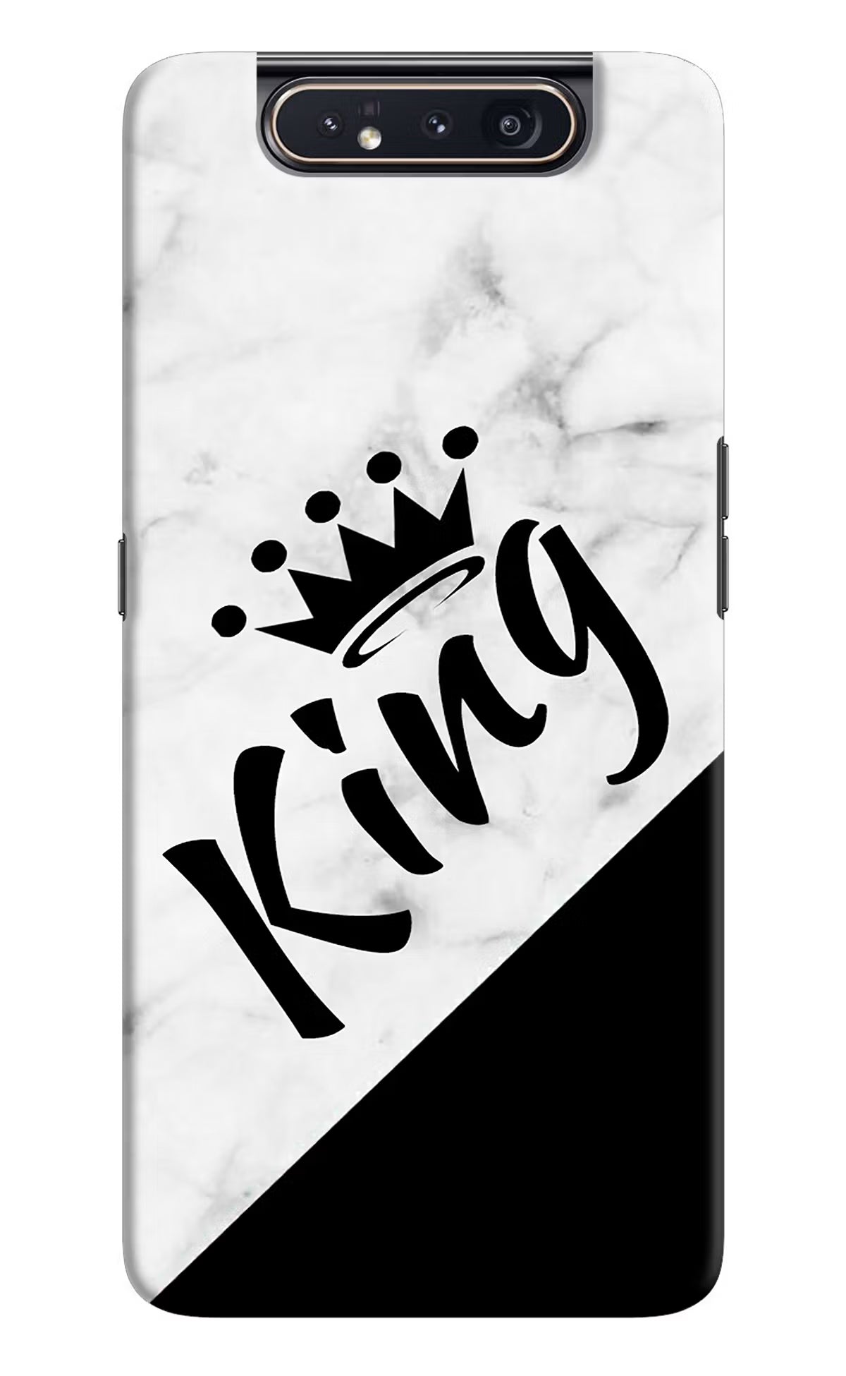 King Samsung A80 Hard Case Back Cover by Casekaro