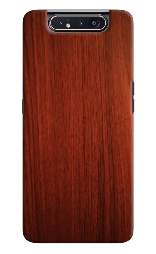 Wooden Plain Pattern Samsung A80 Hard Case Back Cover by Casekaro