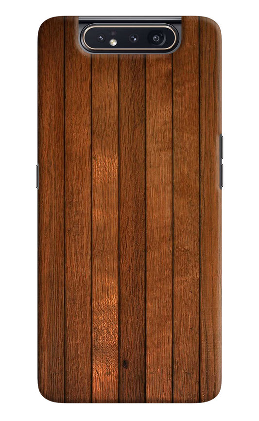 Wooden Artwork Bands Samsung A80 Hard Case Back Cover by Casekaro