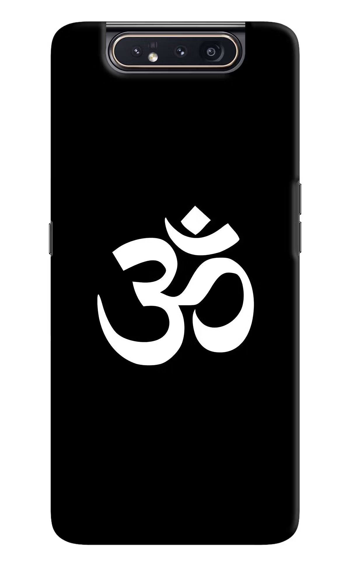 Om Samsung A80 Hard Case Back Cover by Casekaro