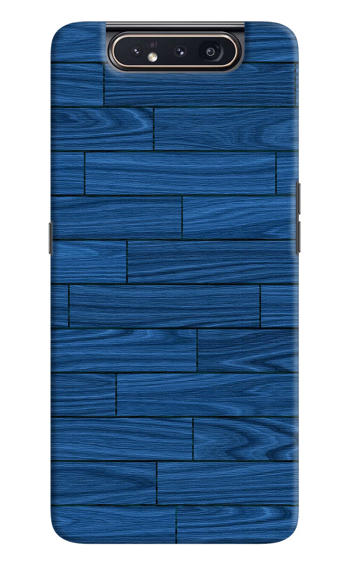 Wooden Texture Samsung A80 Hard Case Back Cover by Casekaro