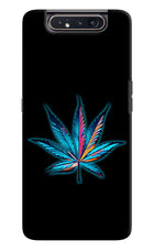Weed Samsung A80 Hard Case Back Cover by Casekaro