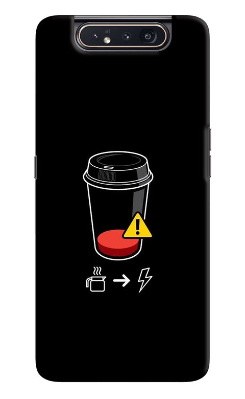 Coffee Samsung A80 Back Cover