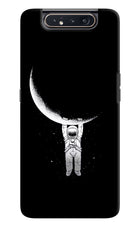 Moon Space Samsung A80 Hard Case Back Cover by Casekaro