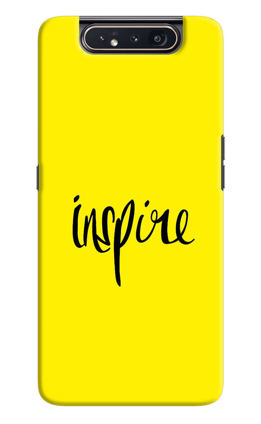 Inspire Samsung A80 Hard Case Back Cover by Casekaro