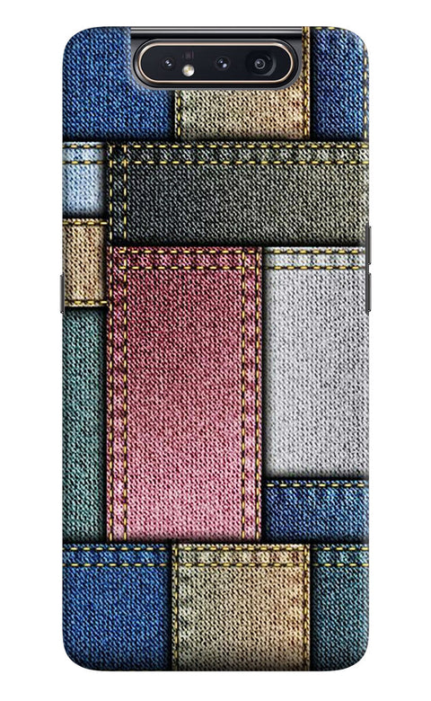 Multicolor Jeans Samsung A80 Back Cover