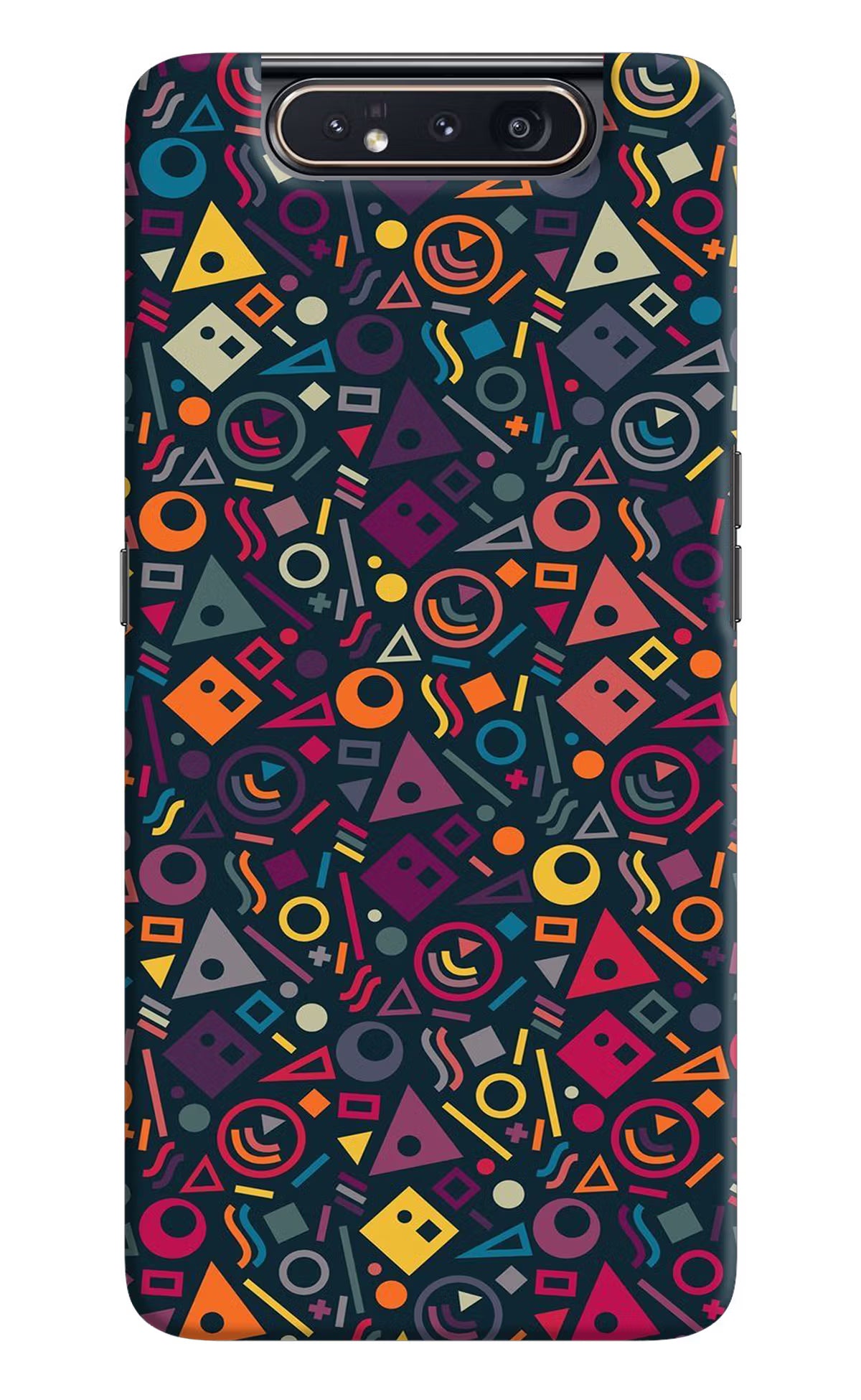 Geometric Abstract Samsung A80 Hard Case Back Cover by Casekaro