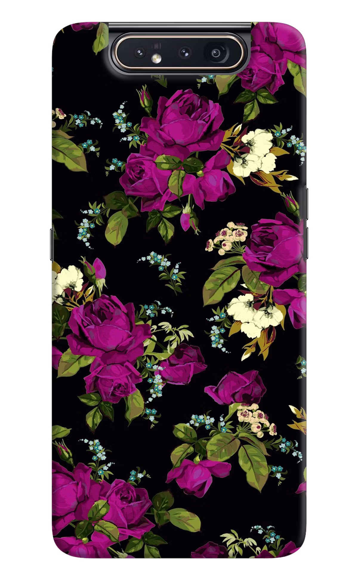 Flowers Samsung A80 Hard Case Back Cover by Casekaro