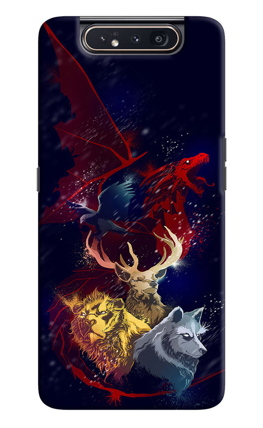 Game Of Thrones Samsung A80 Hard Case Back Cover by Casekaro