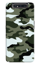 Camouflage Samsung A80 Hard Case Back Cover by Casekaro