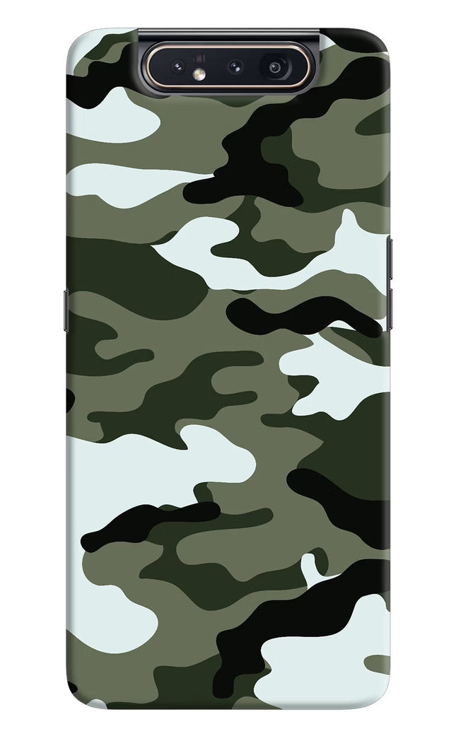 Camouflage Samsung A80 Hard Case Back Cover by Casekaro