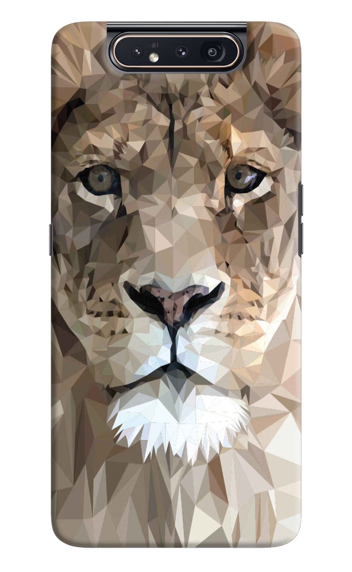 Lion Art Samsung A80 Hard Case Back Cover by Casekaro