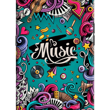 Music Graffiti Samsung A80 Hard Case Back Cover by Casekaro