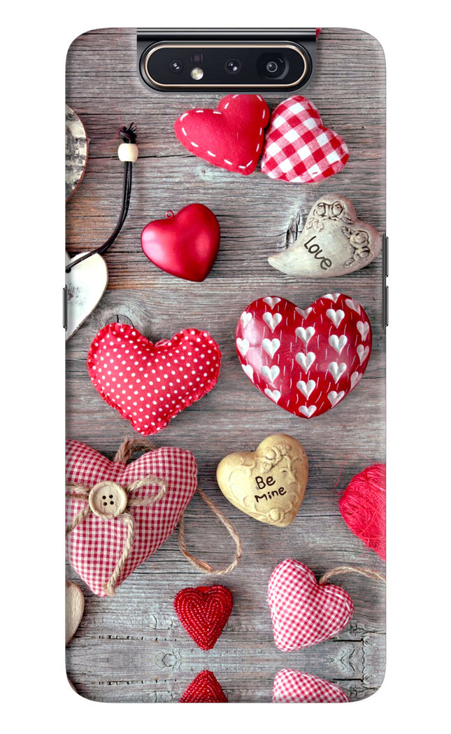 Love Wallpaper Samsung A80 Hard Case Back Cover by Casekaro