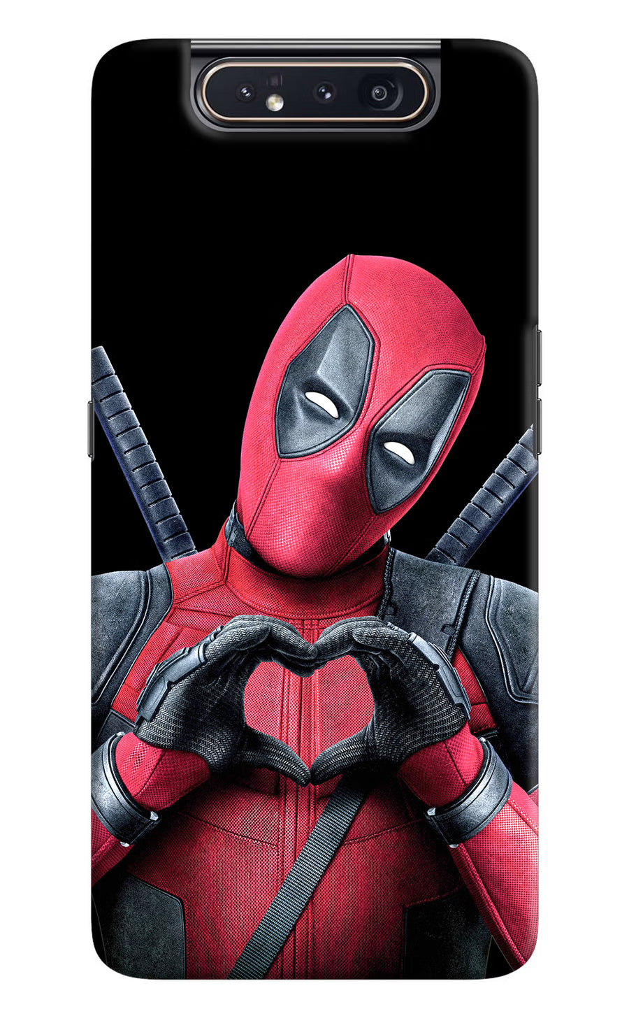 Deadpool Samsung A80 Back Cover, Hard case