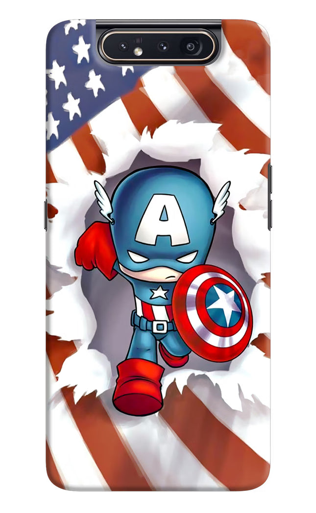 Captain America Samsung A80 Hard Case Back Cover by Casekaro