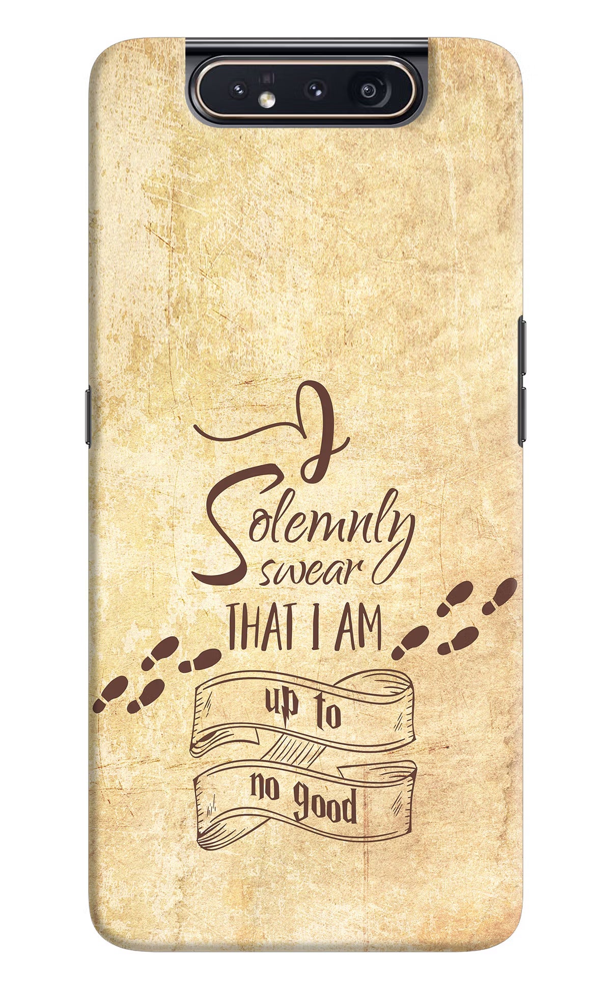 I Solemnly swear that i up to no good Samsung A80 Hard Case Back Cover by Casekaro