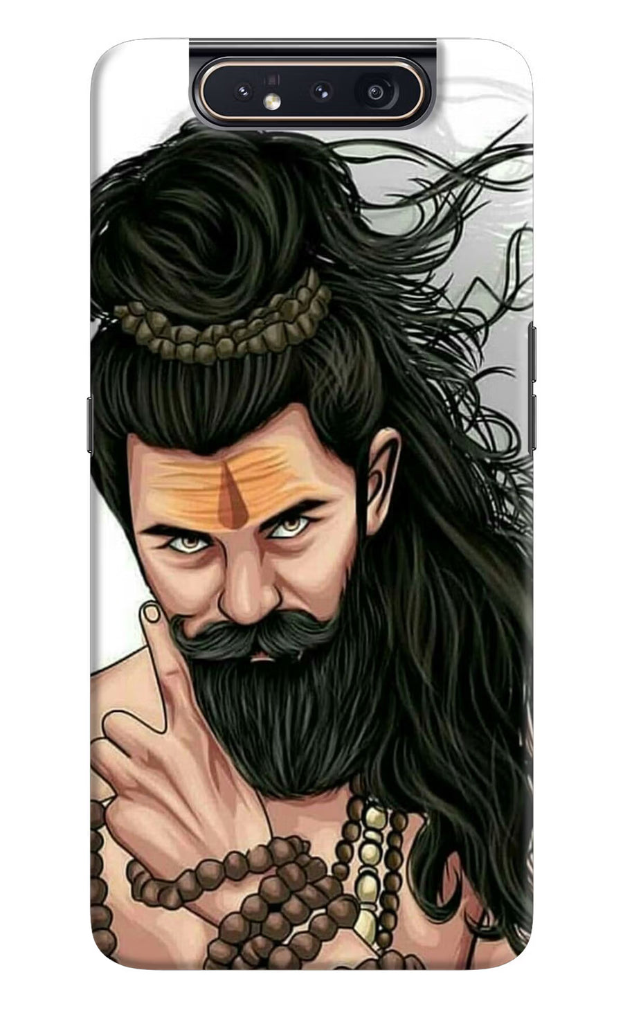 Mahadev Samsung A80 Back Cover, Hard case