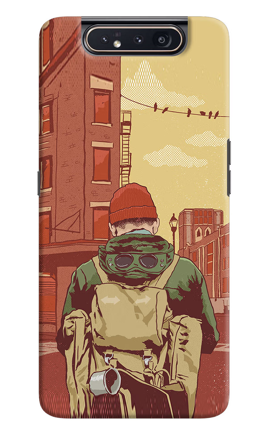 Adventurous Samsung A80 Back Cover, Hard case