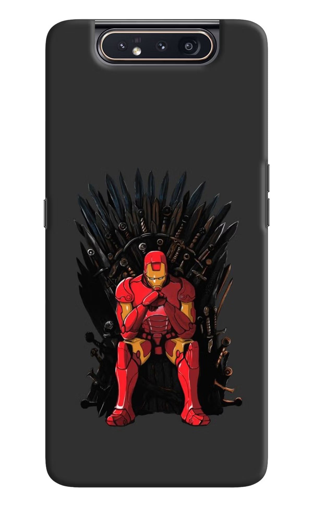 Ironman Throne Samsung A80 Hard Case Back Cover by Casekaro