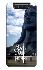 Om Namah Shivay Samsung A80 Hard Case Back Cover by Casekaro