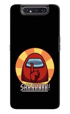 Among Us Shhh! Samsung A80 Hard Case Back Cover by Casekaro