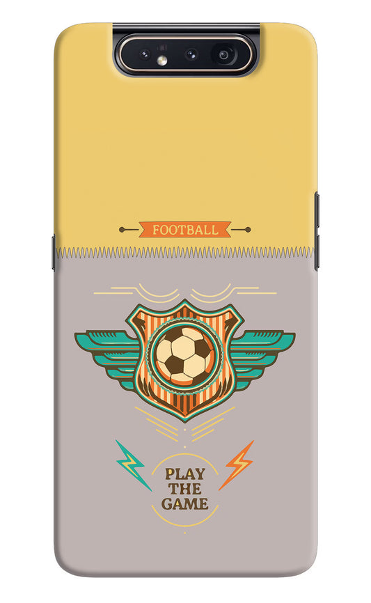 Football Samsung A80 Hard Case Back Cover by Casekaro
