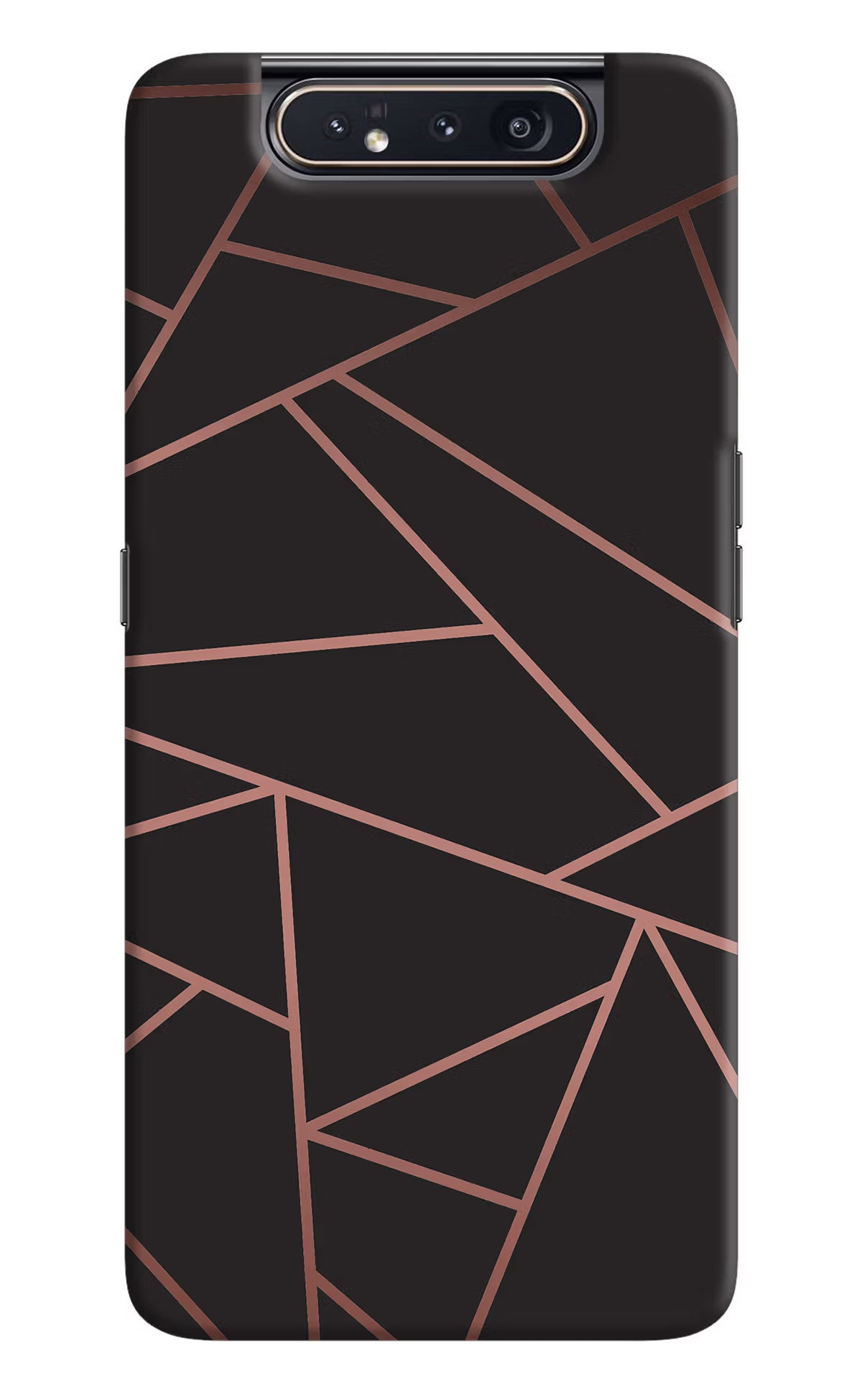 Geometric Pattern Samsung A80 Hard Case Back Cover by Casekaro