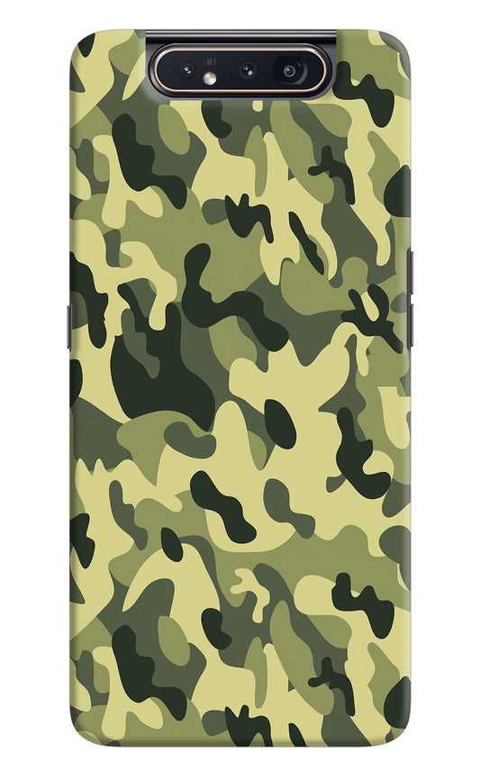 Camouflage Samsung A80 Hard Case Back Cover by Casekaro