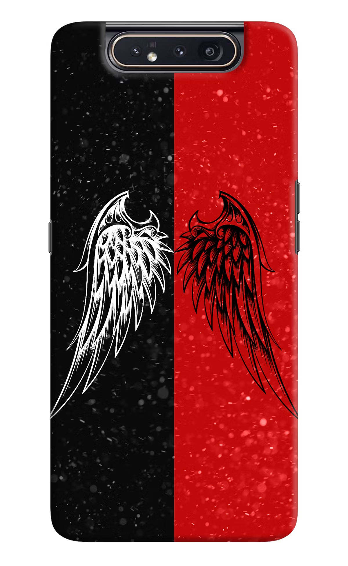 Wings Samsung A80 Hard Case Back Cover by Casekaro
