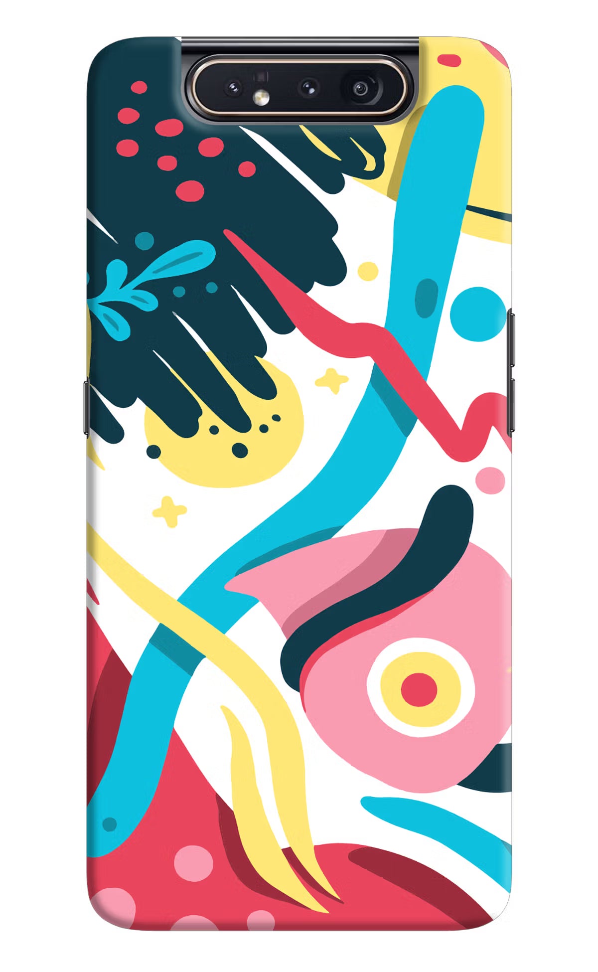 Trippy Samsung A80 Hard Case Back Cover by Casekaro