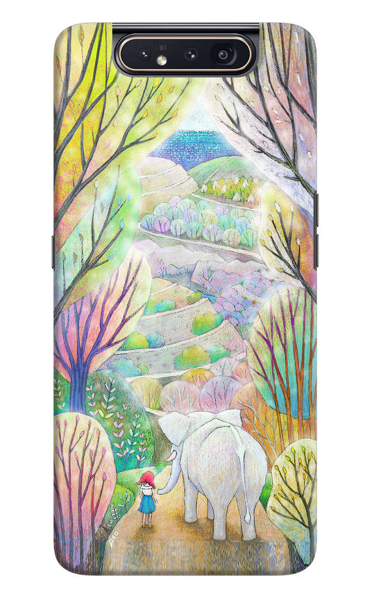 Nature Painting Samsung A80 Hard Case Back Cover by Casekaro