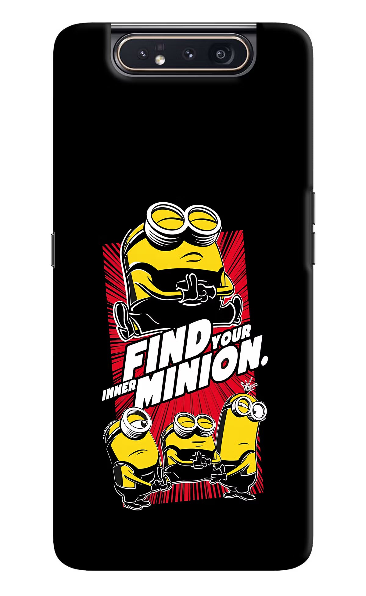Find your inner Minion Samsung A80 Hard Case Back Cover by Casekaro