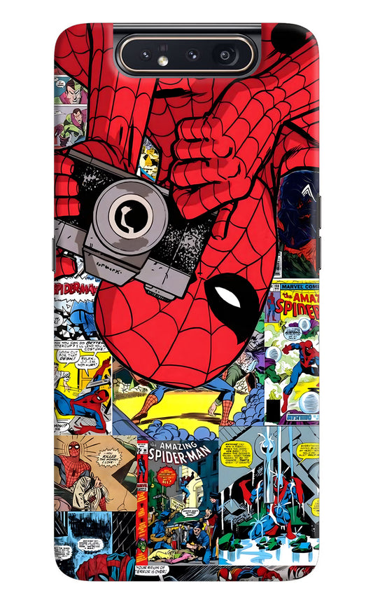 Spider Man Samsung A80 Hard Case Back Cover by Casekaro