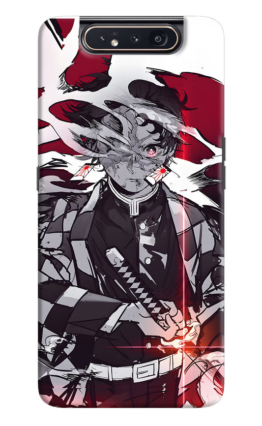 Demon Slayer Samsung A80 Hard Case Back Cover by Casekaro